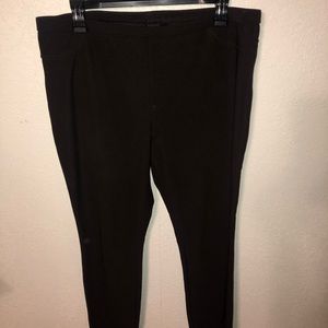 Ribbed leggings with back pockets